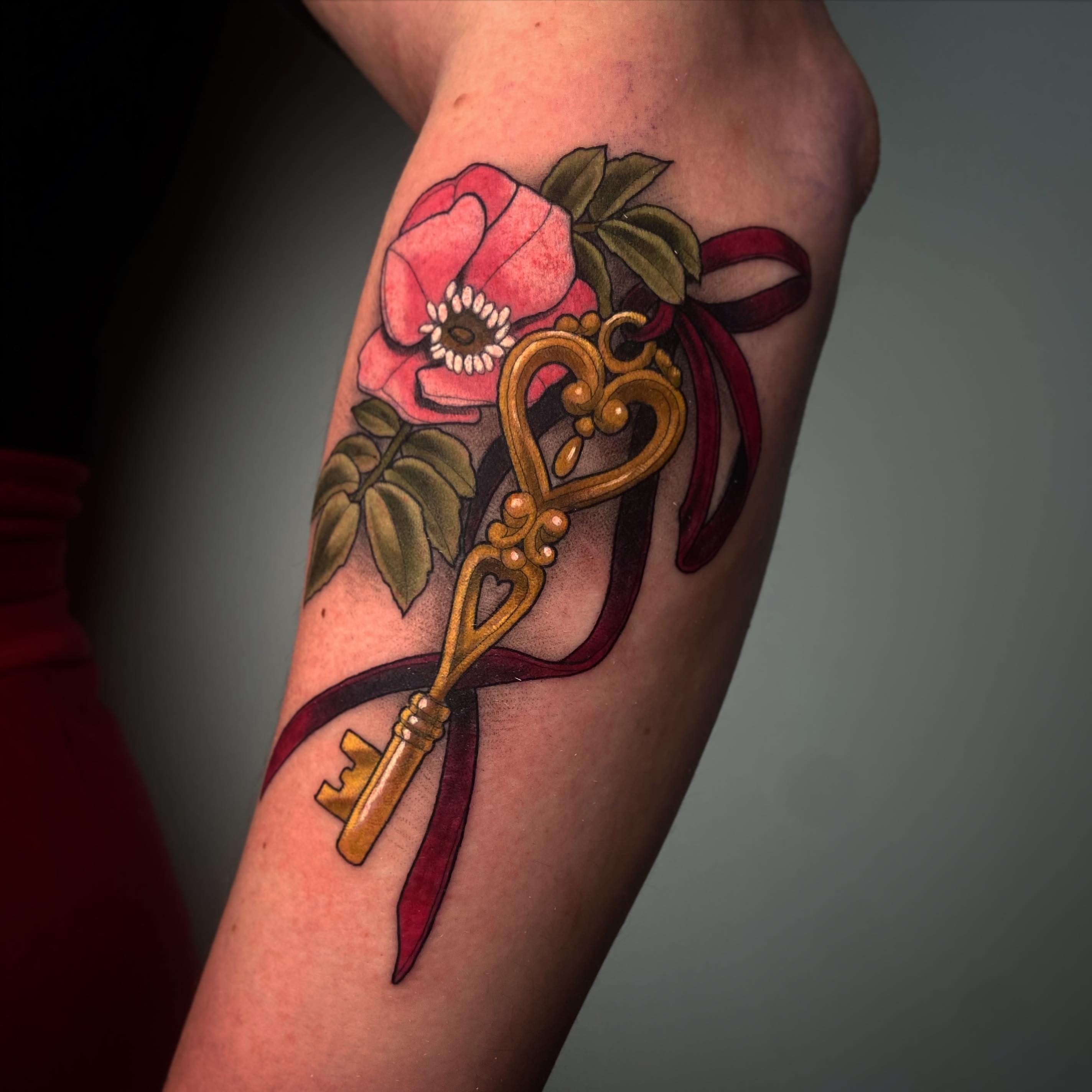 Tattoo by @marinamaytattoos — american_traditional, realism
