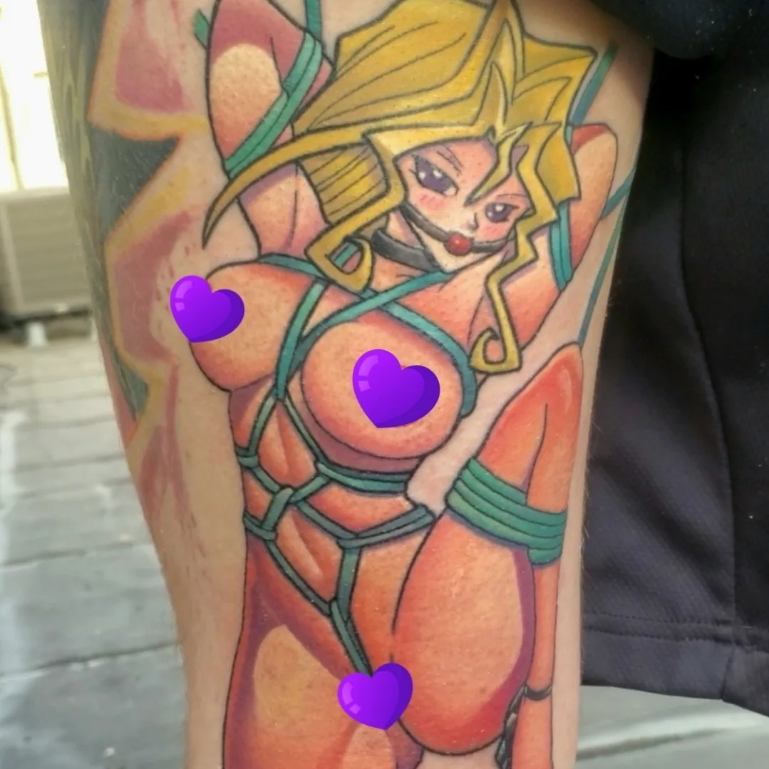 Tattoo by @gwai_lo_joe — anime
