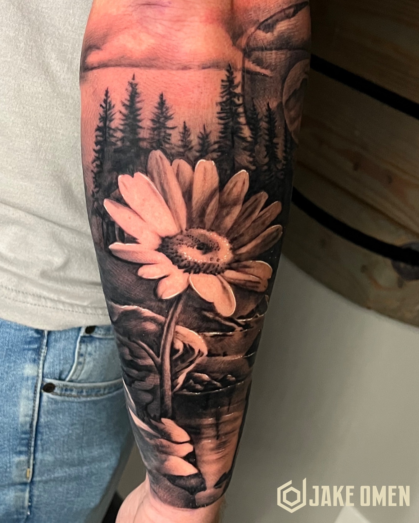 Tattoo by @jakeomen — realism, black_and_grey