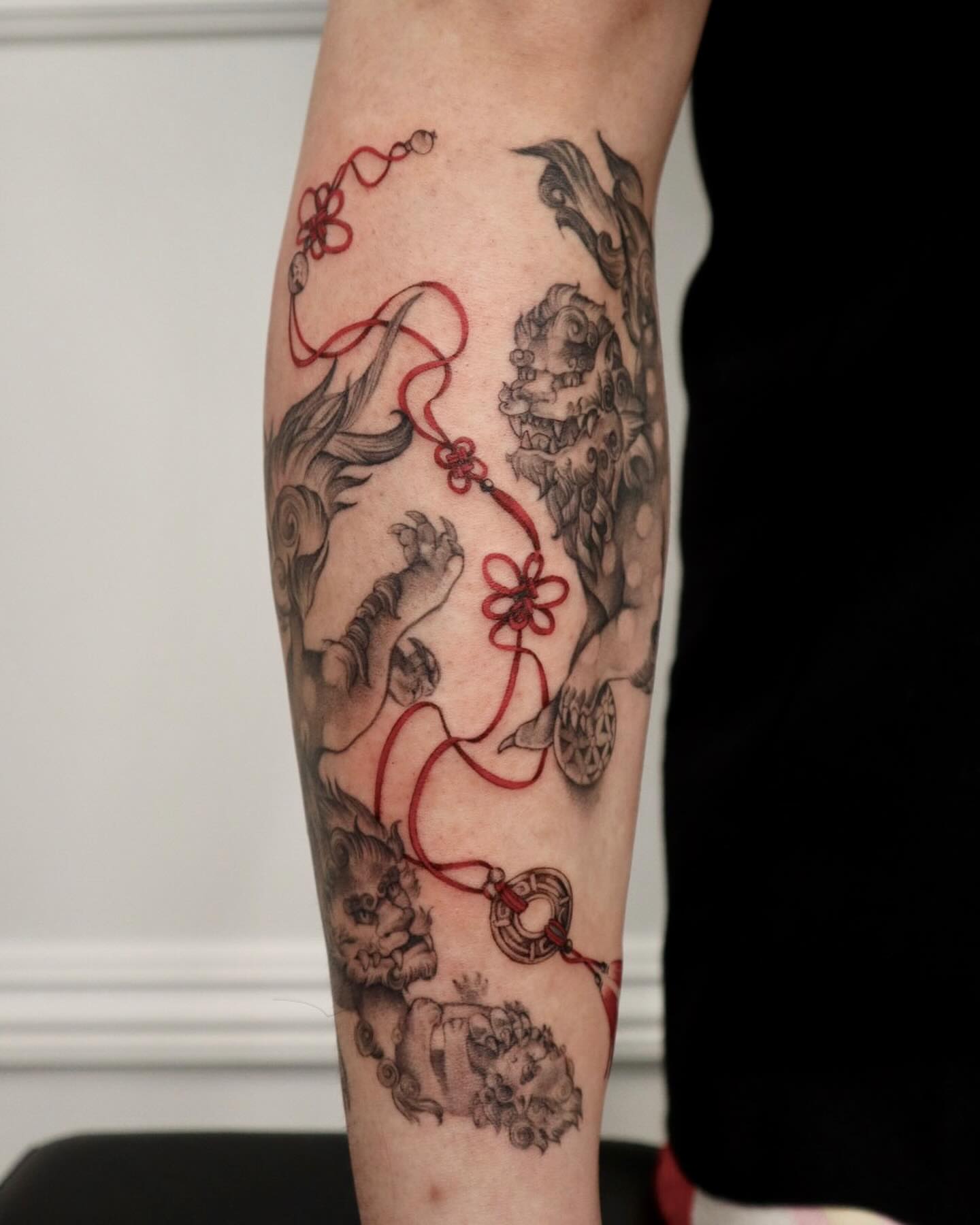 Tattoo by @rit13_ink — black_and_grey