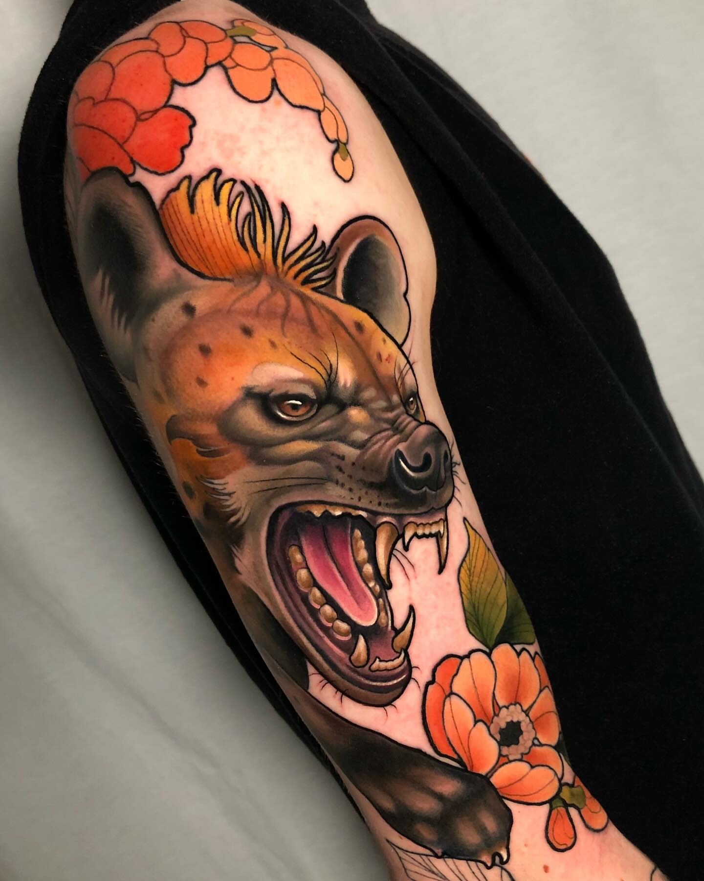 Tattoo by @miloalfring — realism, dotwork
