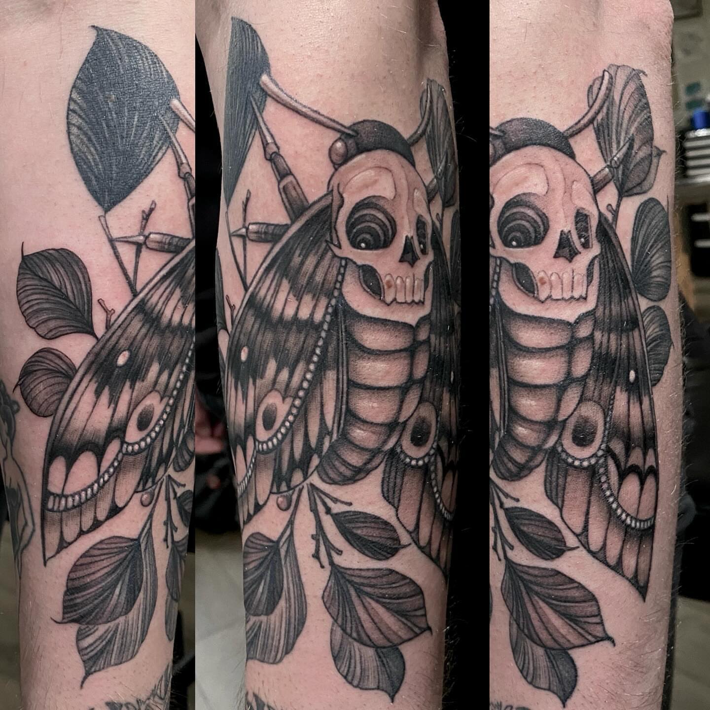 Tattoo by @bollingerart — american_traditional, black_and_grey