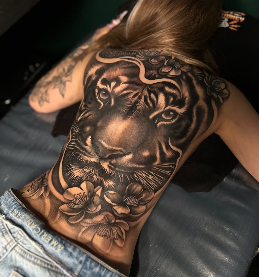 Tattoo by @winonataylortattoos — realism, black_and_grey