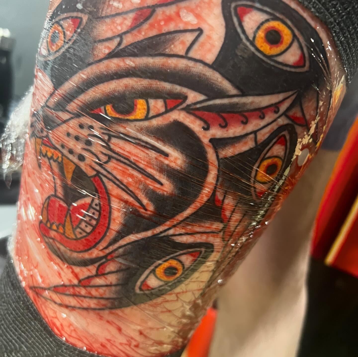 Tattoo by @b_hanika_ — american_traditional, dotwork
