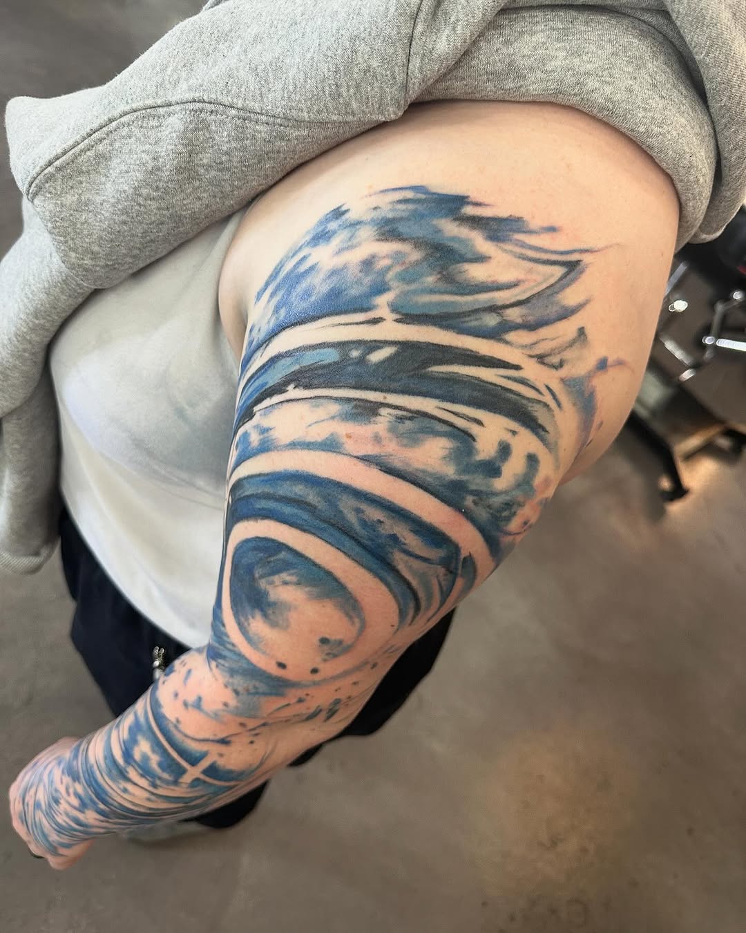 Tattoo by @cameronhobbs_art — watercolor