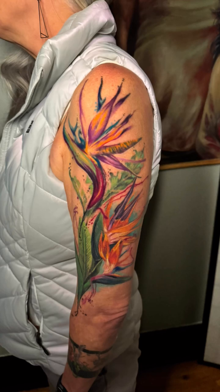 Tattoo by @martinazago_tattoo — realism, watercolor