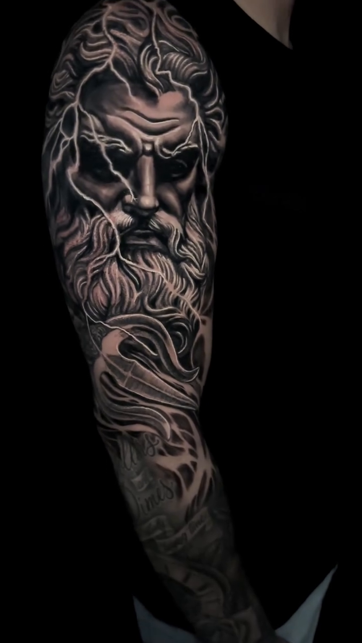 Tattoo by @coryjamestattoo — realism, black_and_grey