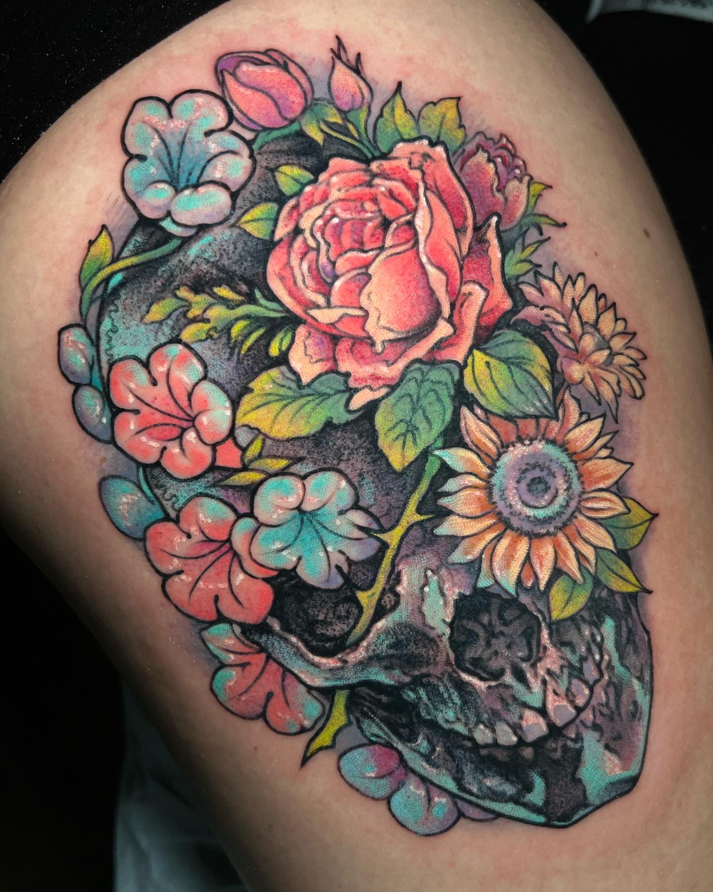 Tattoo by @fredd.chino.tattoos — new_school, watercolor