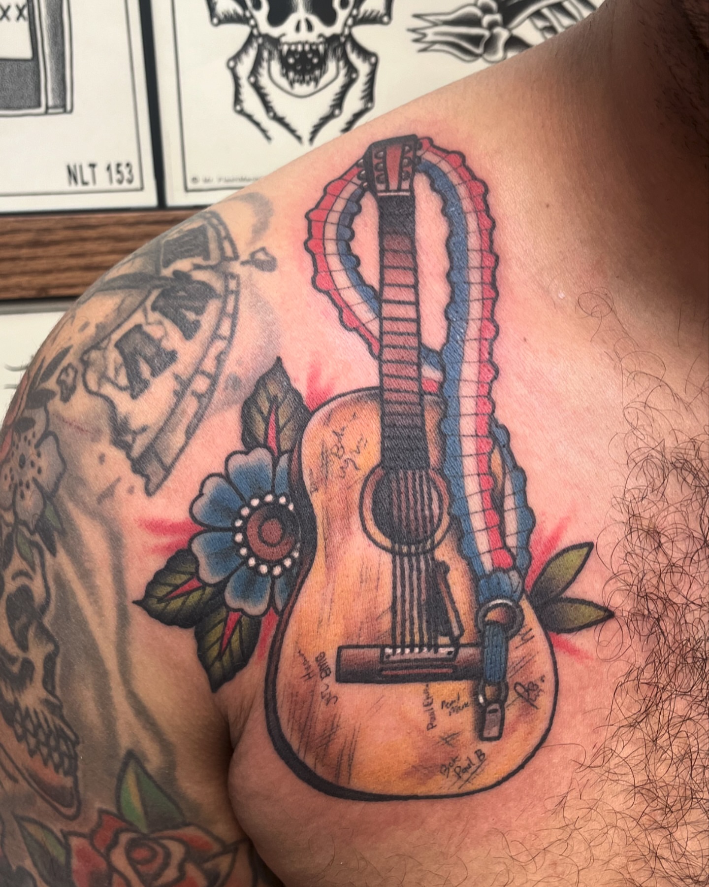 Tattoo by @fearlessfoxes — american_traditional, realism