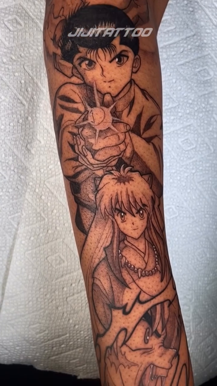 Tattoo by @jijitattoo — anime