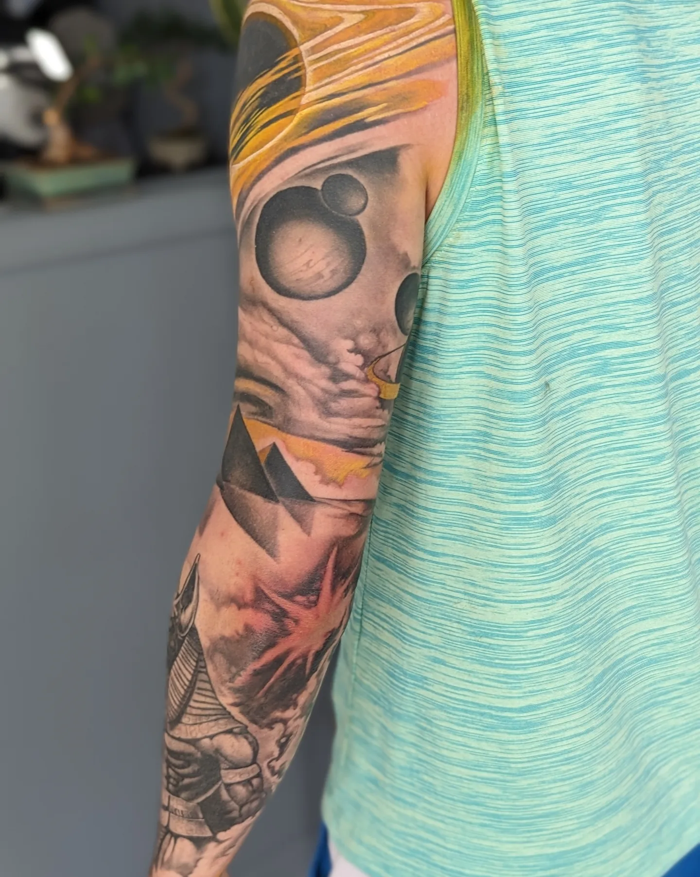 Tattoo by @dhankeytattooer — realism, dotwork
