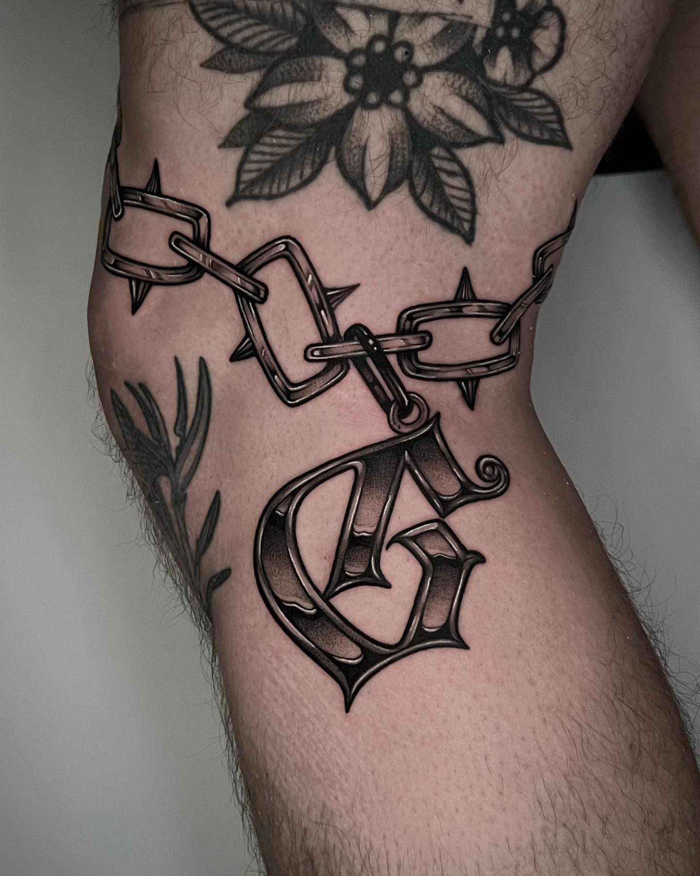 Tattoo by @caitybugink โ black_and_grey, geometric
