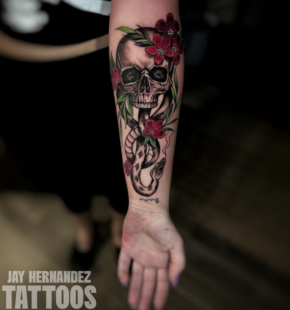 Tattoo by @jayhernandeztattoos — realism, dotwork