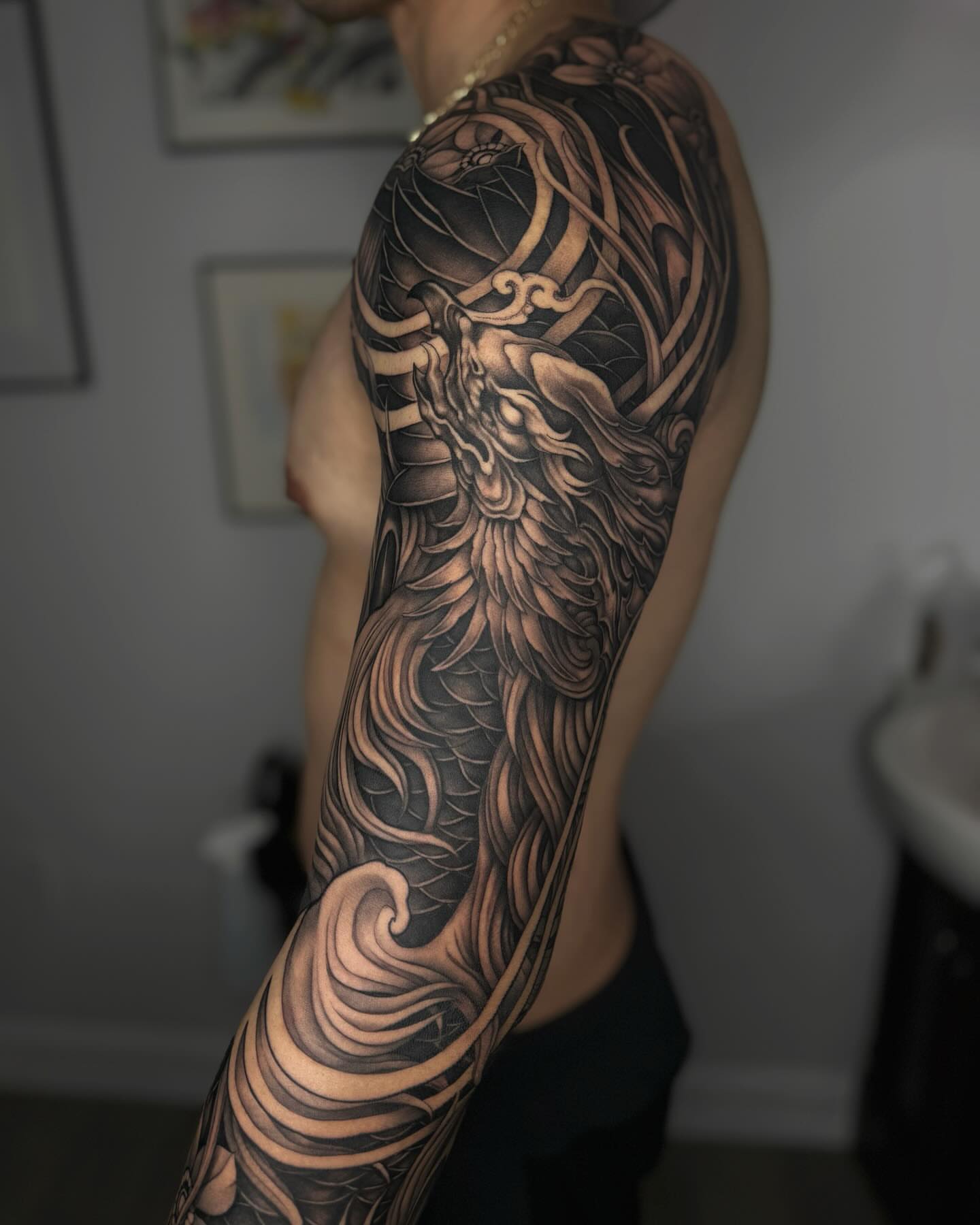 Tattoo by @jennal_wang — black_and_grey, realism