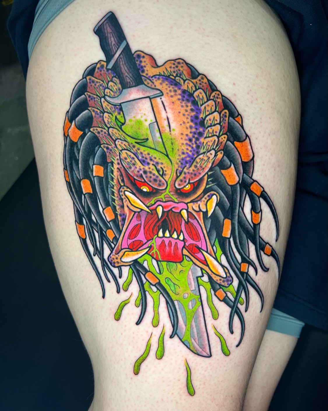 Tattoo by @curtbaer — new_school, illustrative