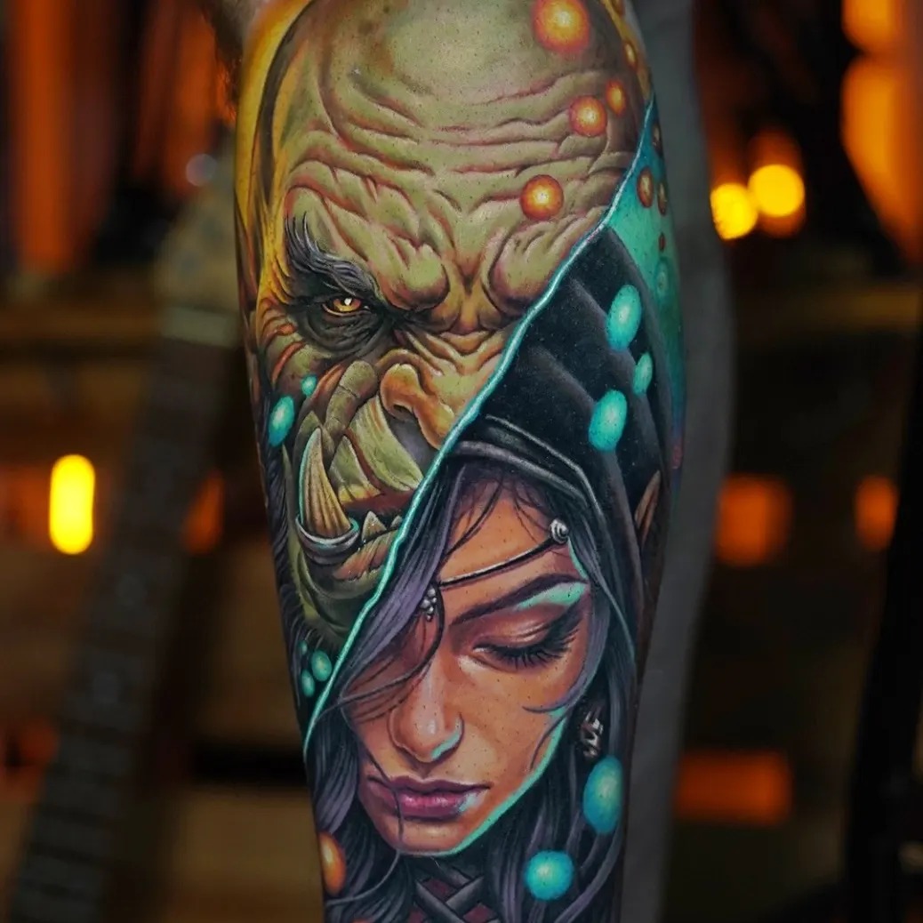 Tattoo by @diego_barros_tattoo — realism, dark_realism