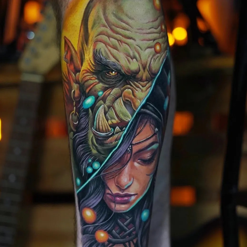 Tattoo by @diego_barros_tattoo — realism, dark_realism