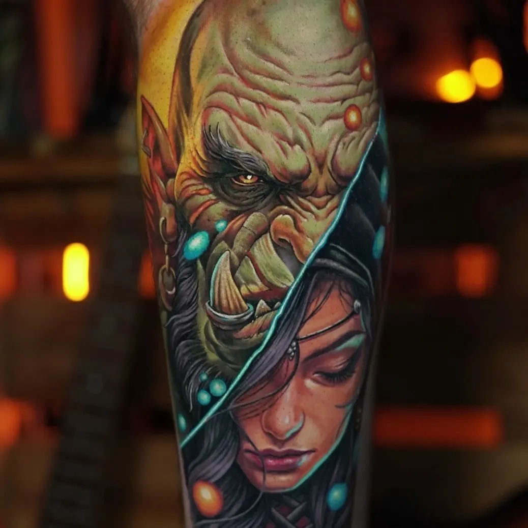 Tattoo work at Inkin' the Coast Tattoo Festival 2026