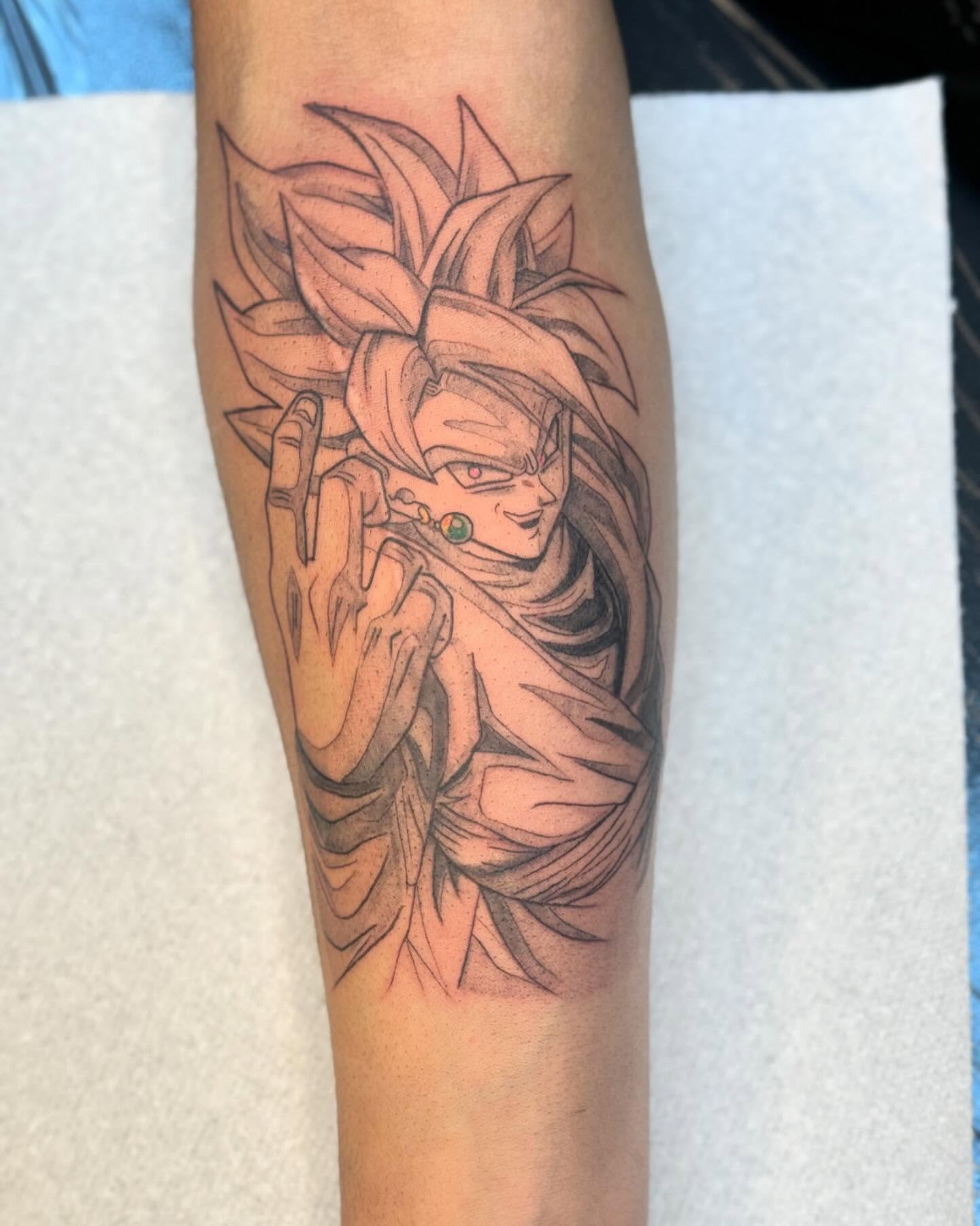 Tattoo by @payasoink402 — anime