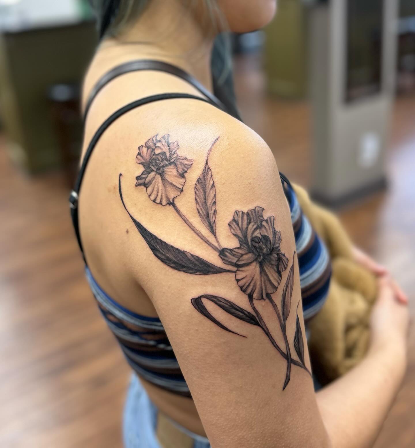 Tattoo by @brittanytattoome — black_and_grey