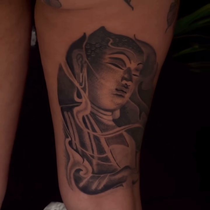 Tattoo by @chiptatt00s — japanese_irezumi, black_and_grey