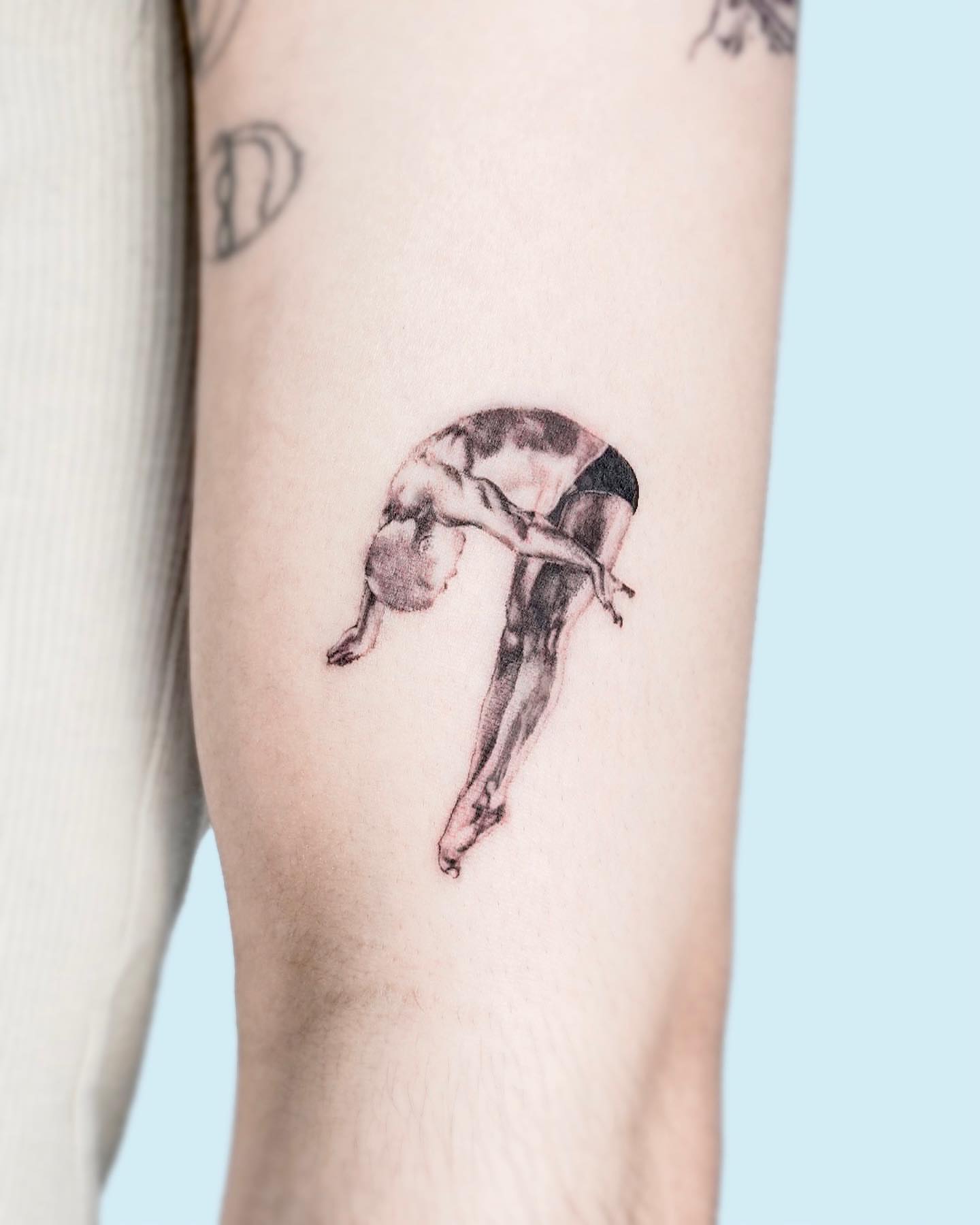 Tattoo by @misa_tat — black_and_grey
