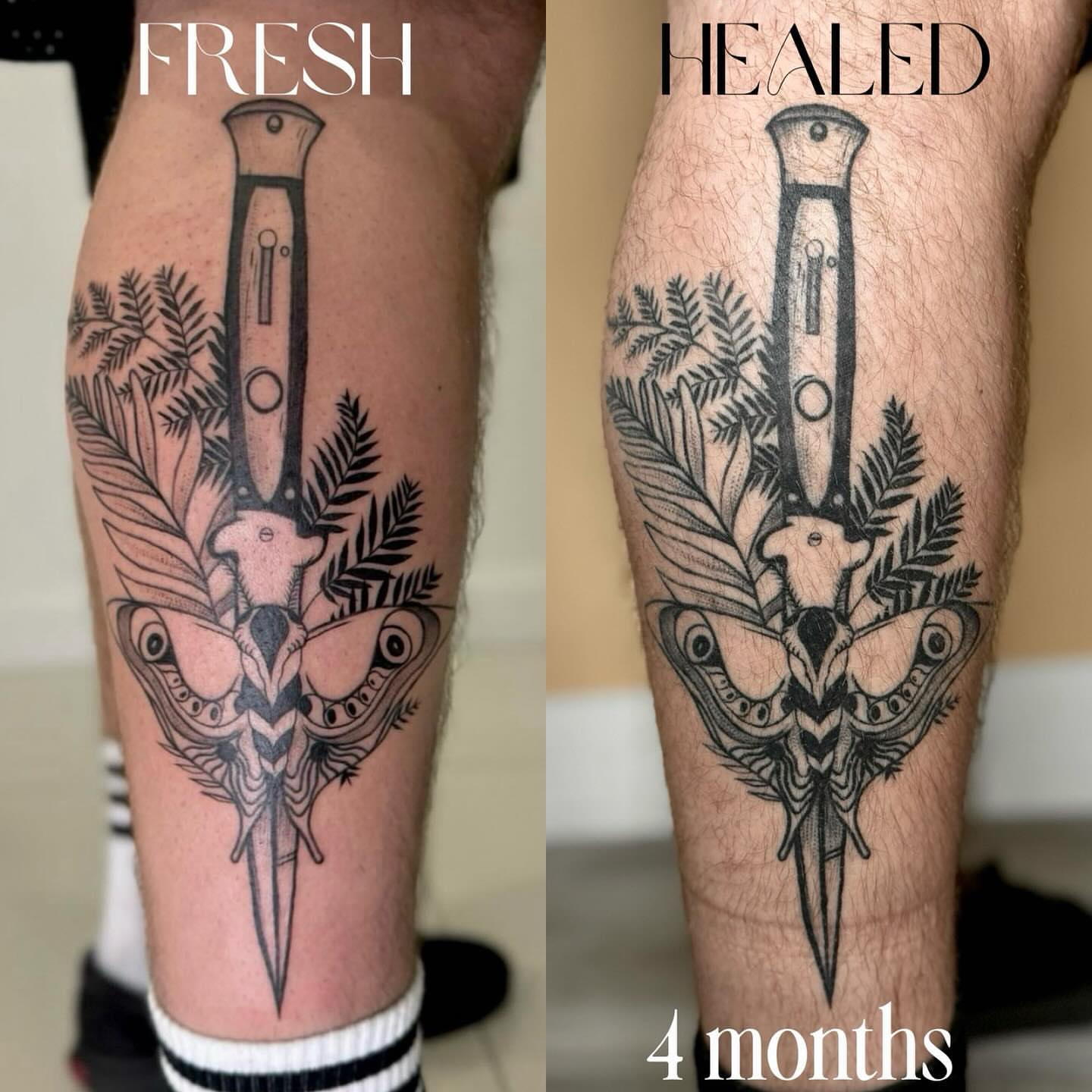 Tattoo by @livingsticker β black_and_grey, geometric