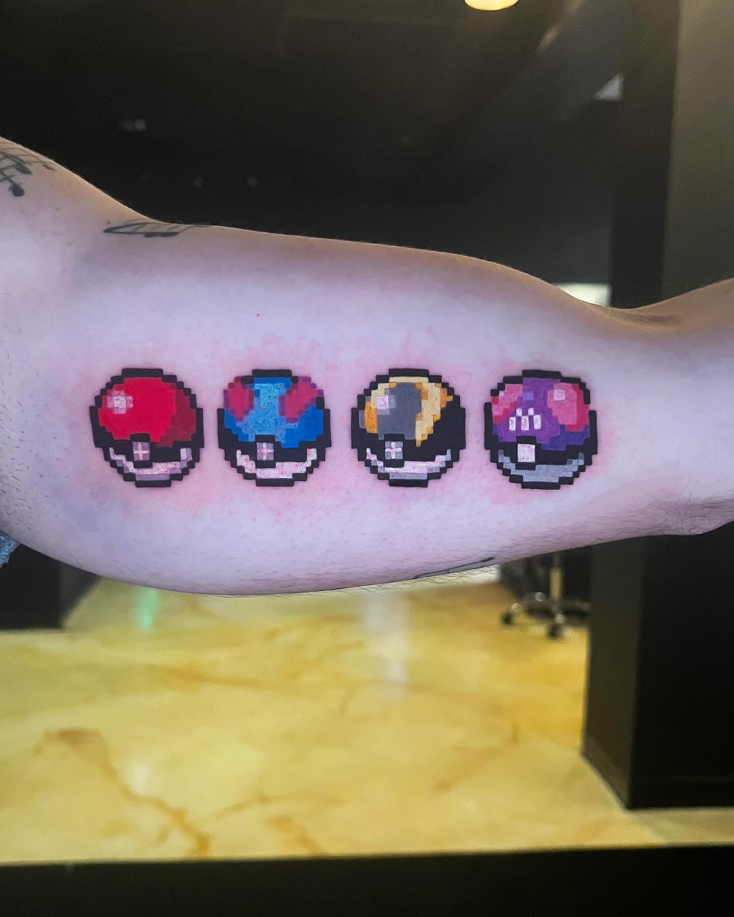 Pixel art tattoo on the forearm by ππ²π΅π π§ - π£πͺπ½π½πΈπΈ ππ»π½π²πΌπ½