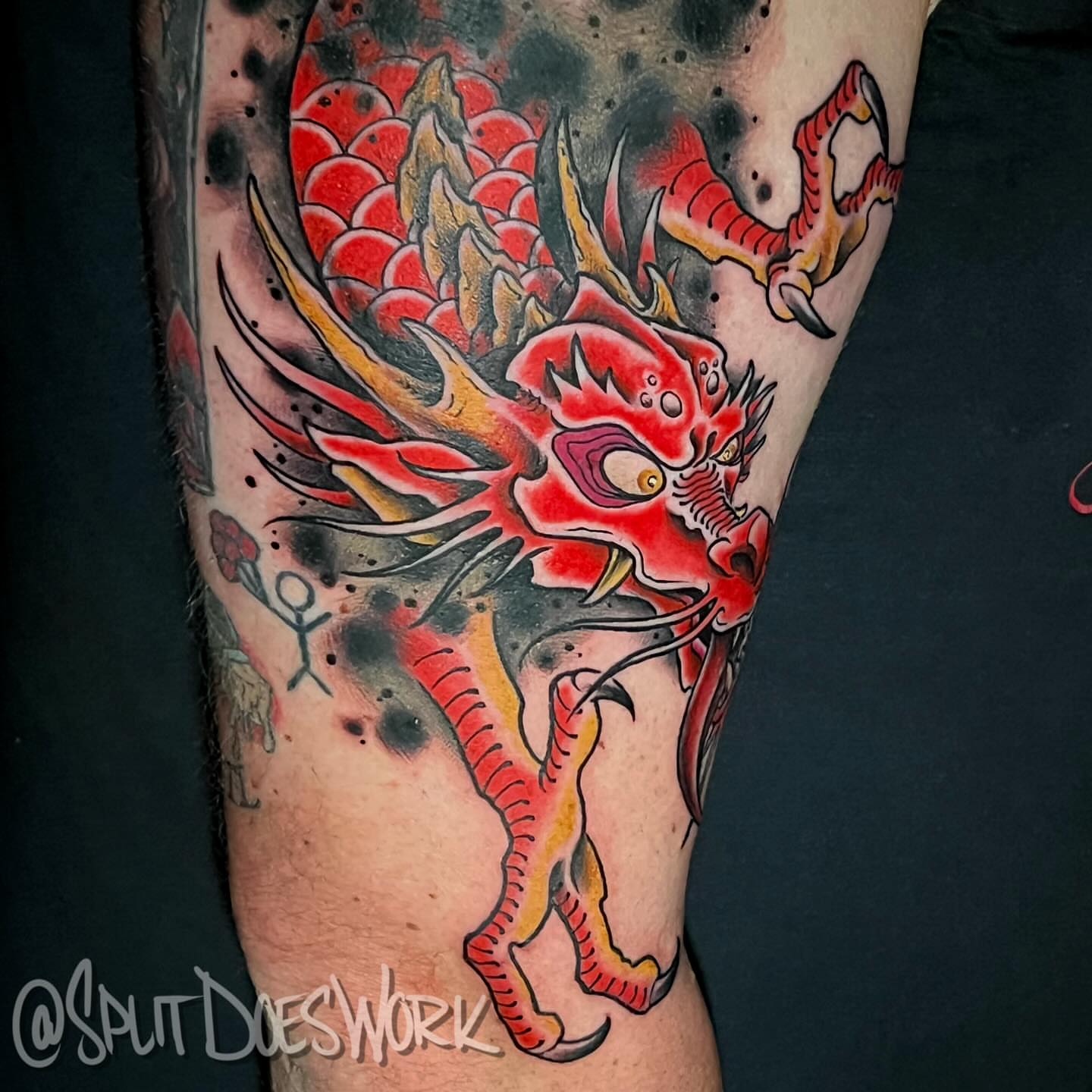 Tattoo by @splitdoeswork — japanese_irezumi