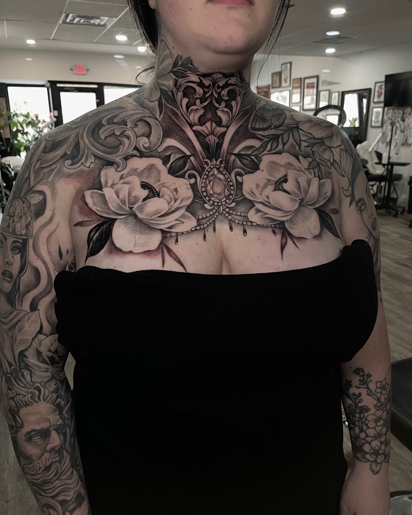 Tattoo by @morrisontattooer — black_and_grey, realism