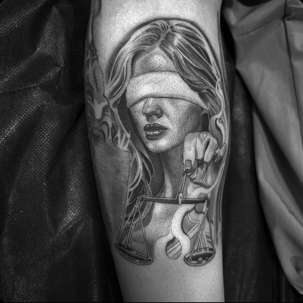 Tattoo by @acruz_707 — dotwork, realism