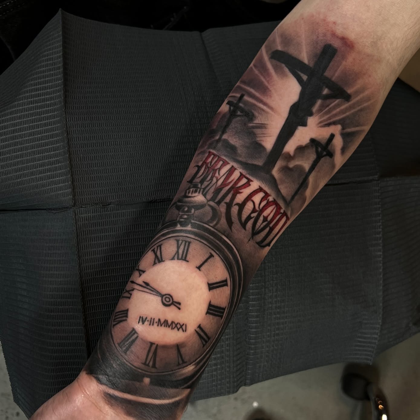 Tattoo by @juliocalderonart — black_and_grey, realism