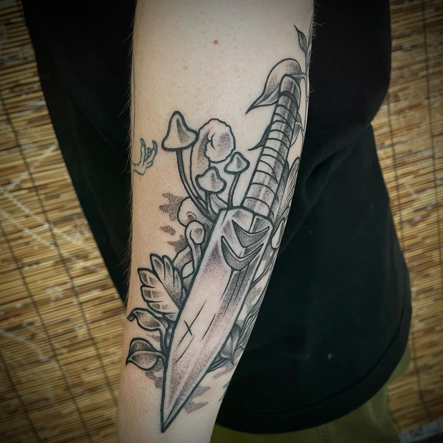 Tattoo by @darkwood.tattoos — black_and_grey