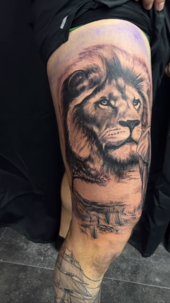 Tattoo by @jamboots — realism, black_and_grey