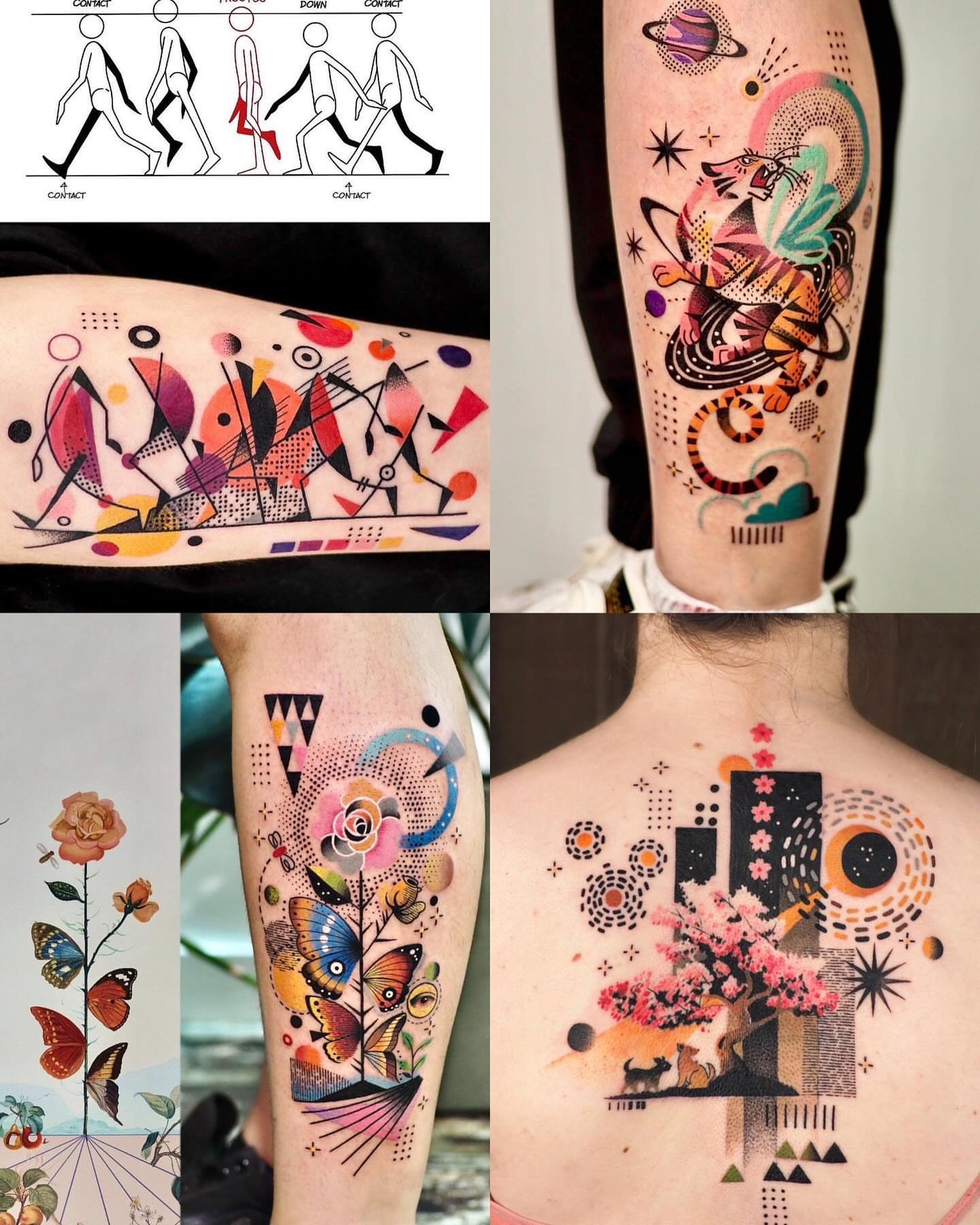Tattoo by @hen_tattooer — geometric