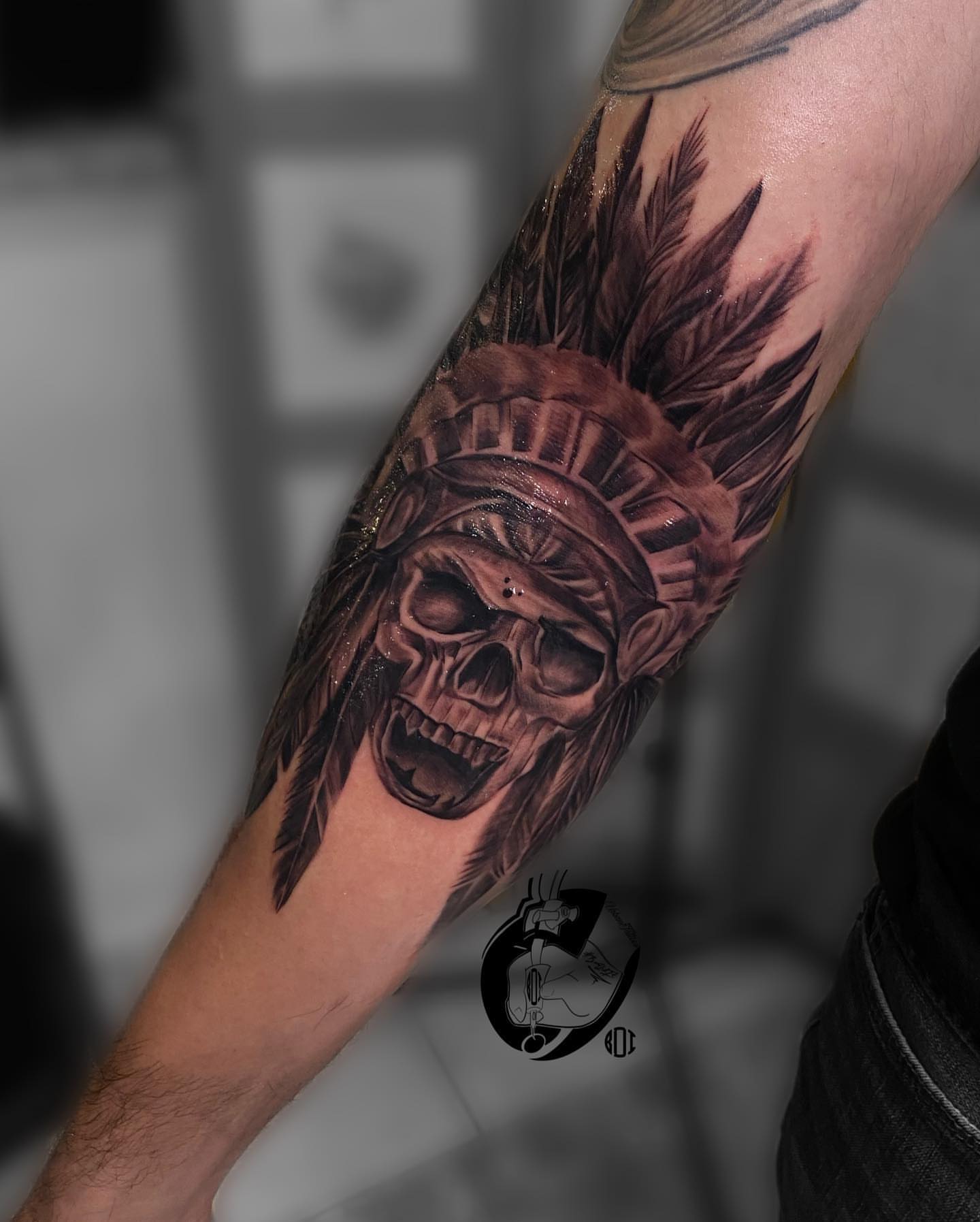 Tattoo by @urbantattoos — realism, dark_realism