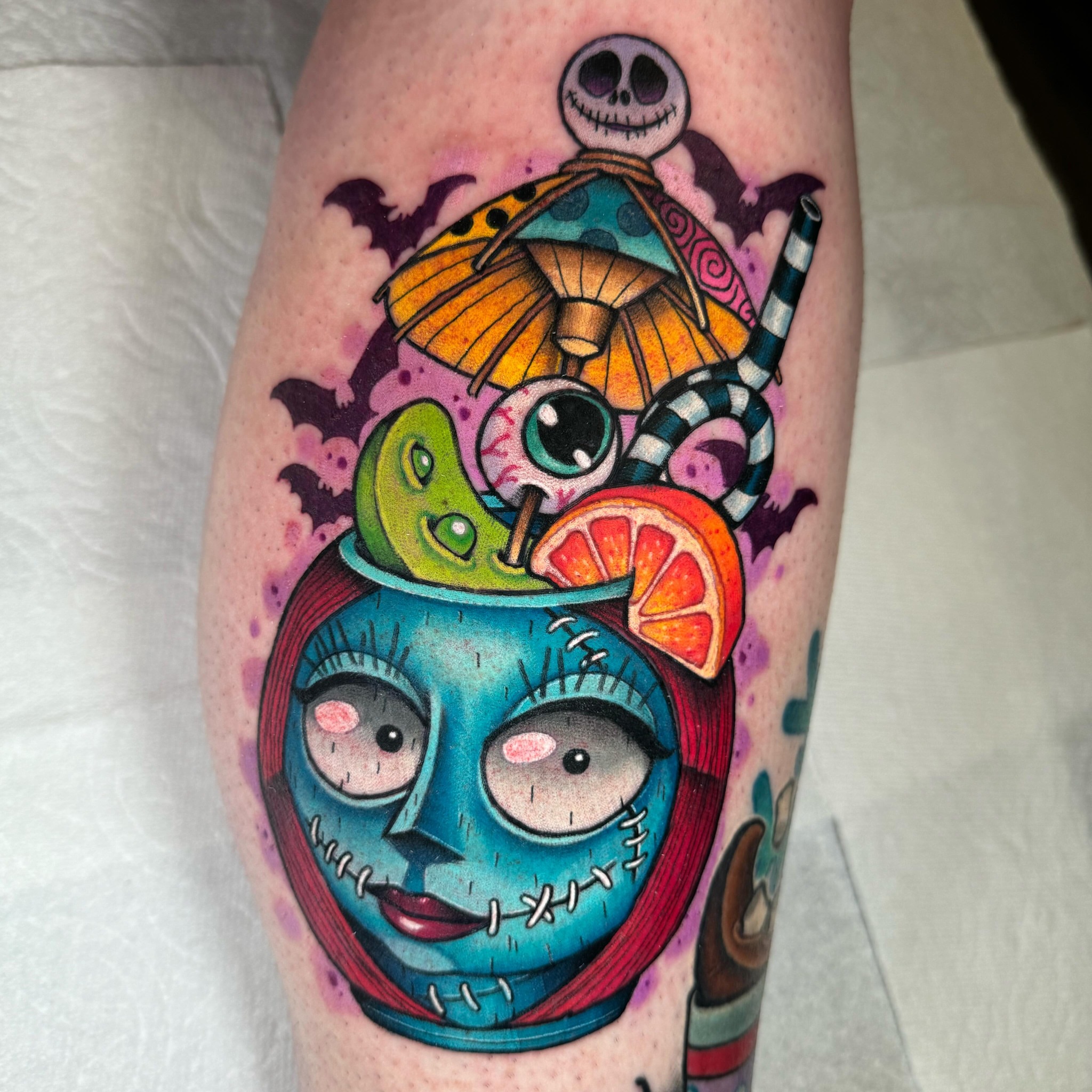 Tattoo by @jonleightontattoo — illustrative, dark_realism