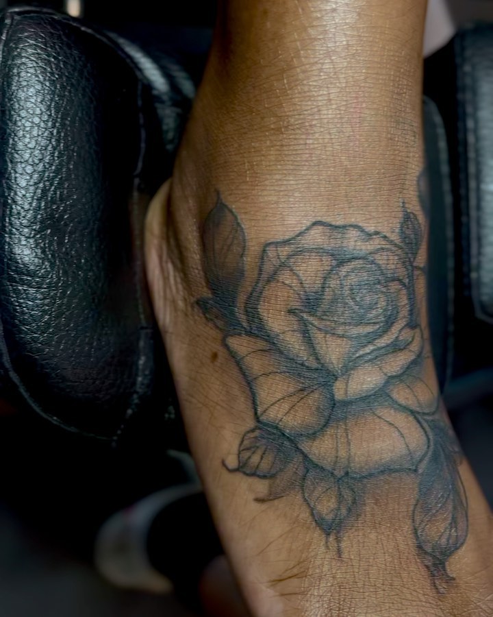Tattoo by @tatutrust — black_and_grey