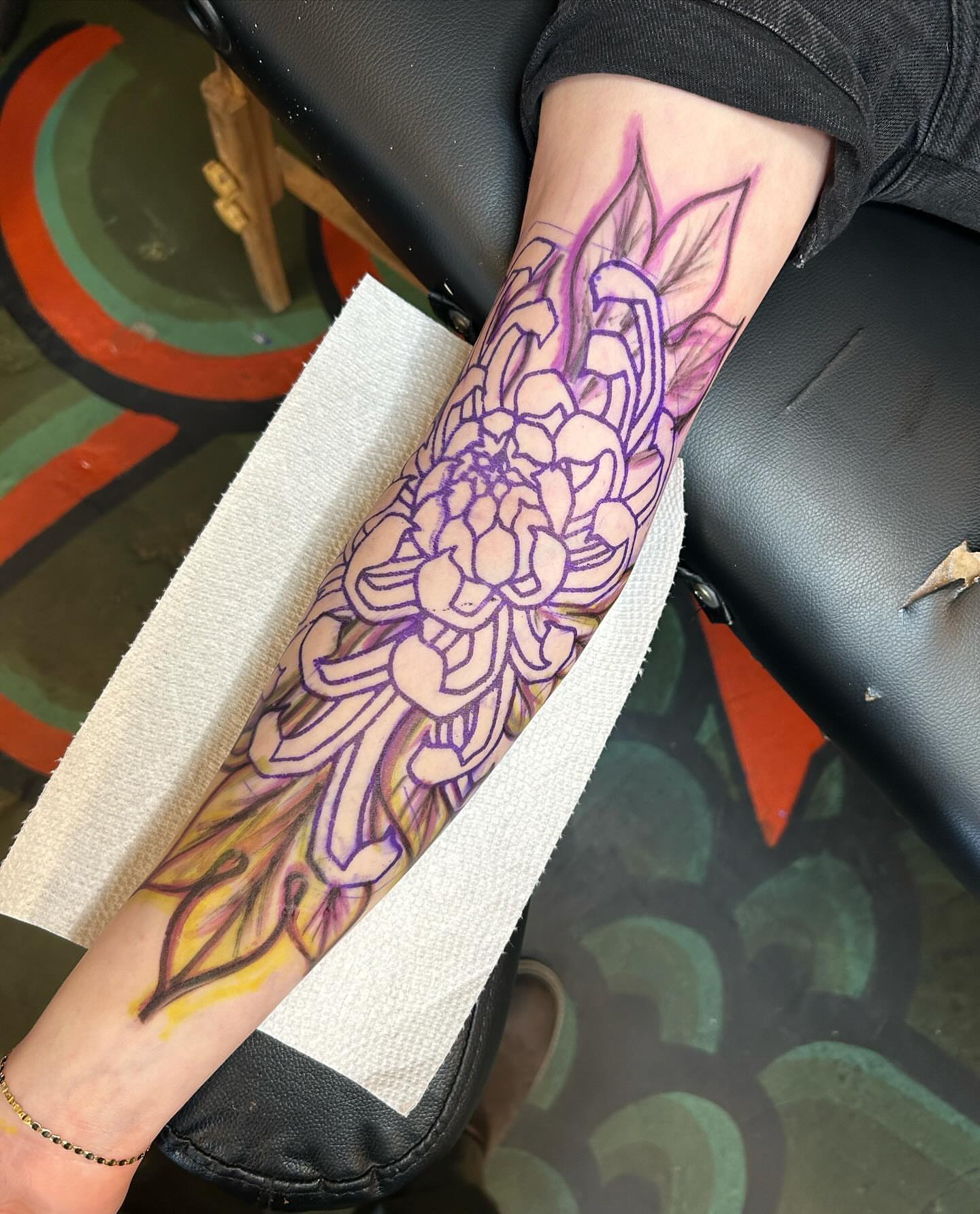 Tattoo by @samperrytattoos โ new_school, geometric