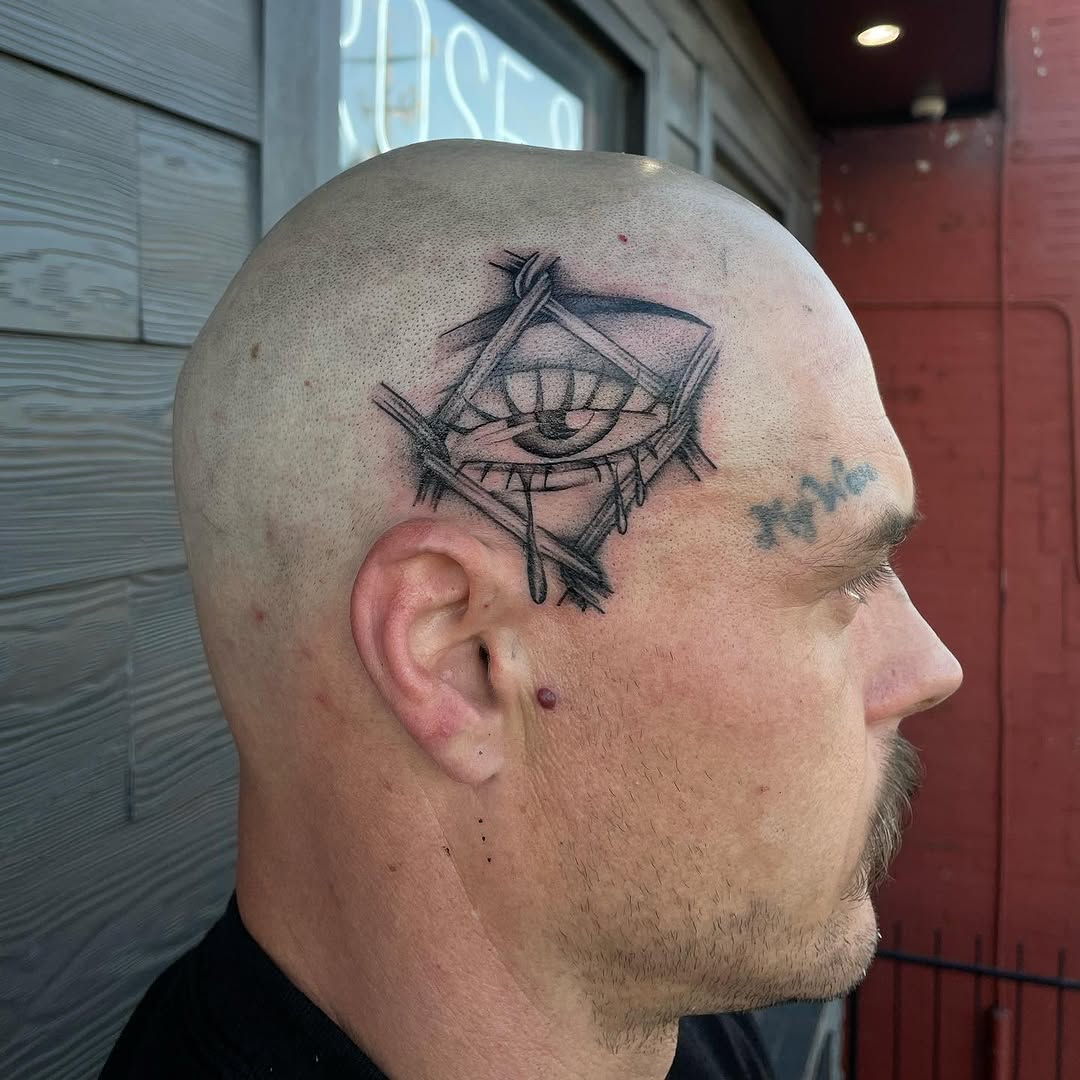 Tattoo by @_mujerdemuerte — black_and_grey, dark_realism