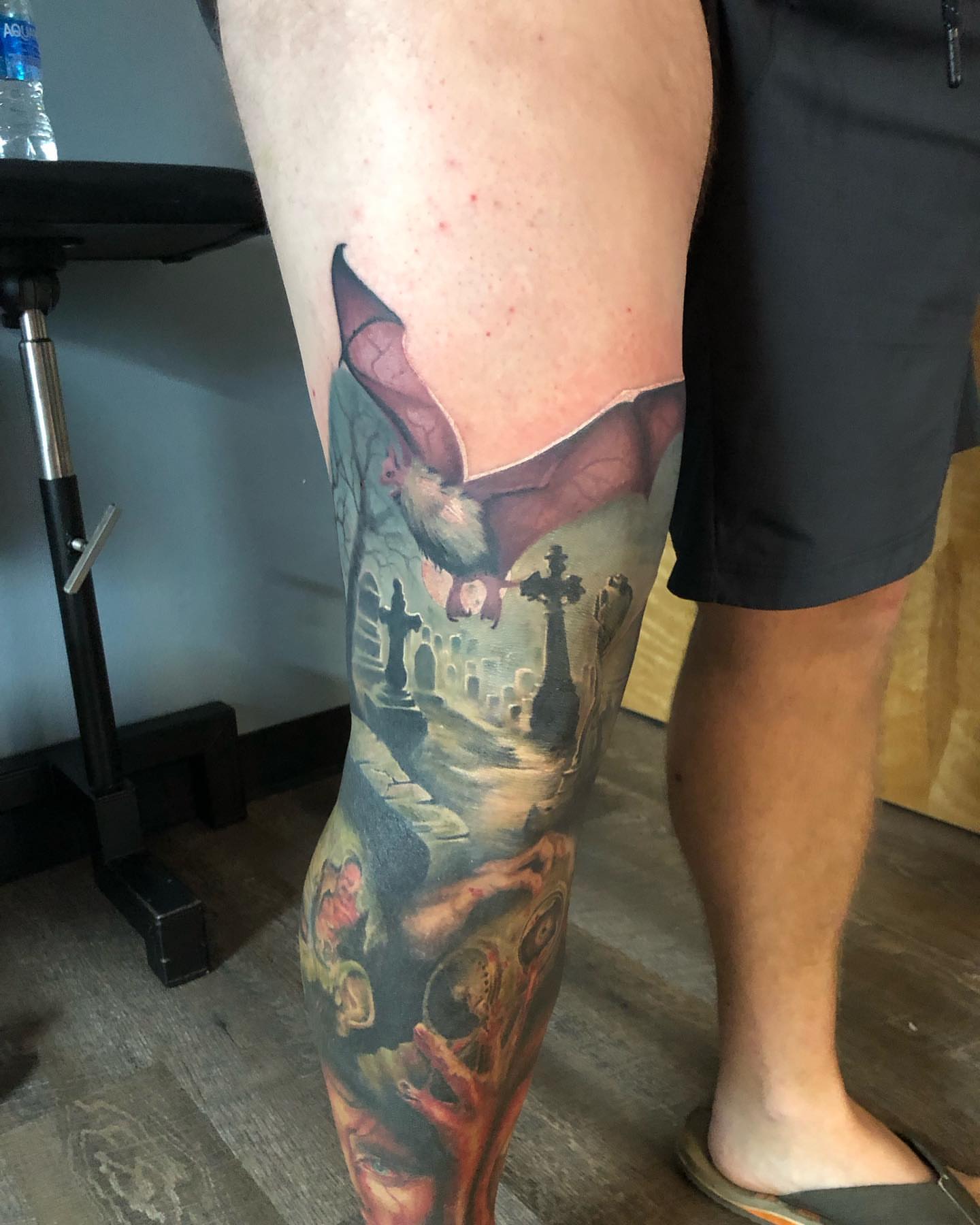Tattoo by @davehandlebarclarke — realism, dark_realism