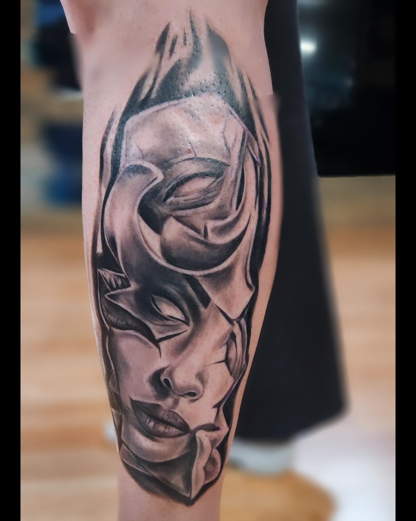 Tattoo by @goth_ross_502 — realism, dark_realism