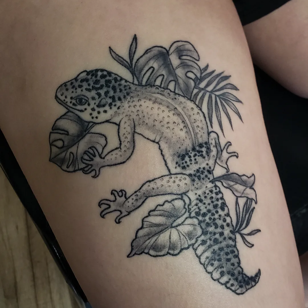 Tattoo by @haleygunz — dotwork, realism