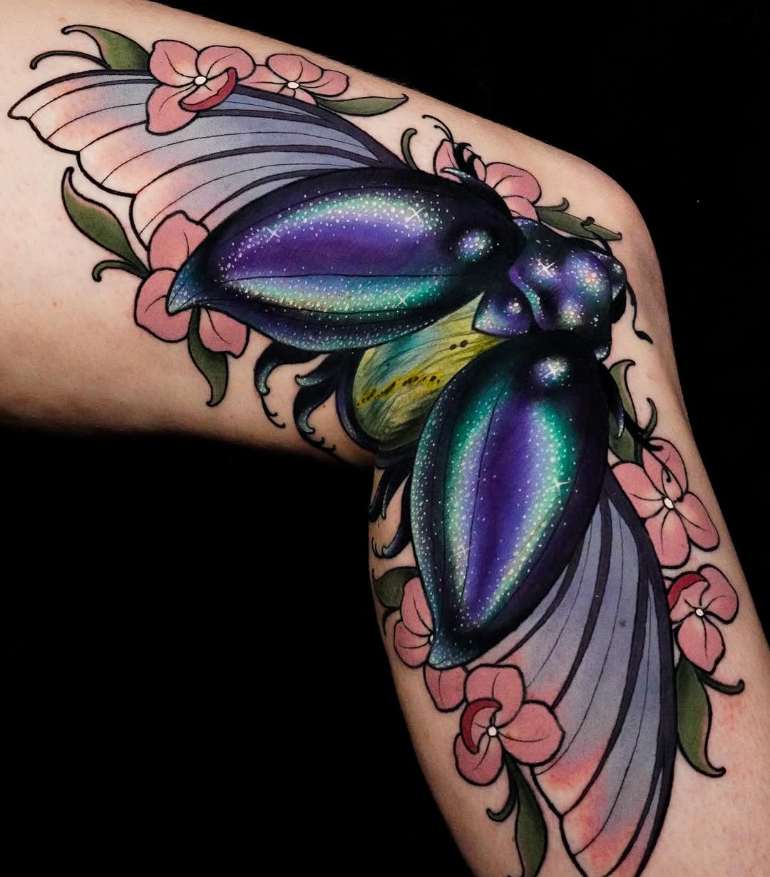 Tattoo work at Hocus Poke-Us Tattoo Convention 2026