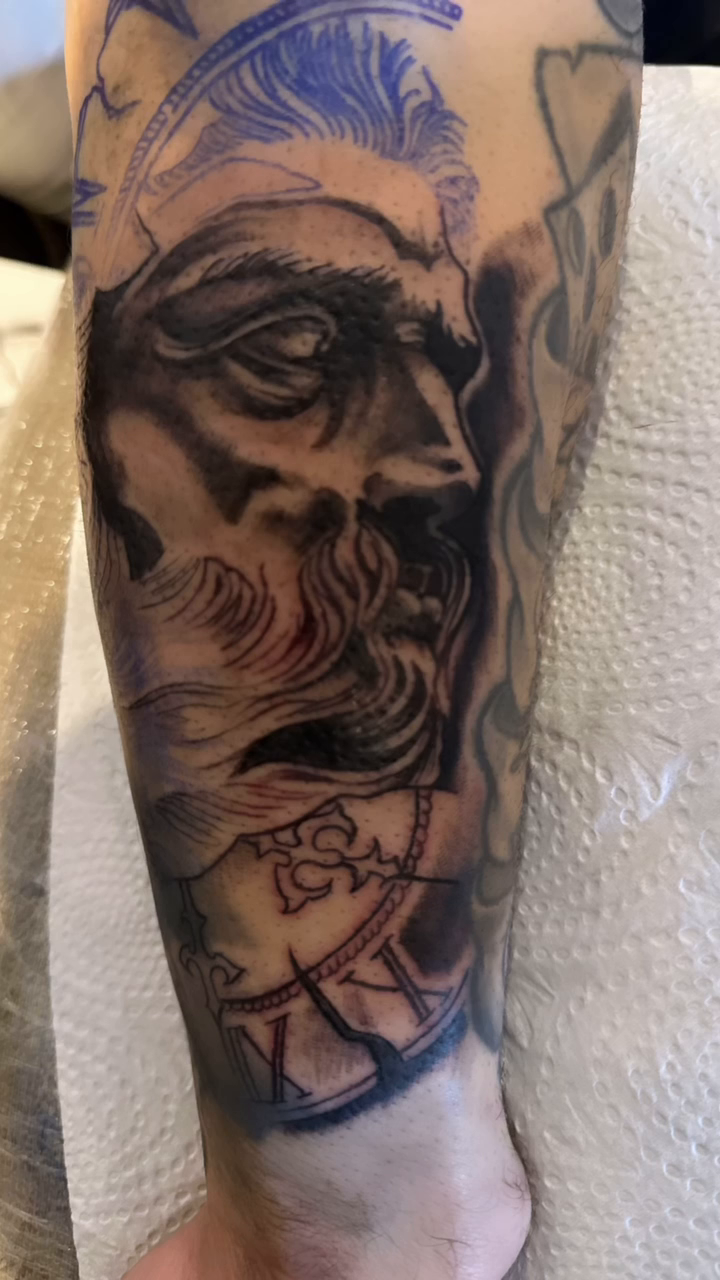 Tattoo by @killer_inkstinct_by_rony β realism, black_and_grey