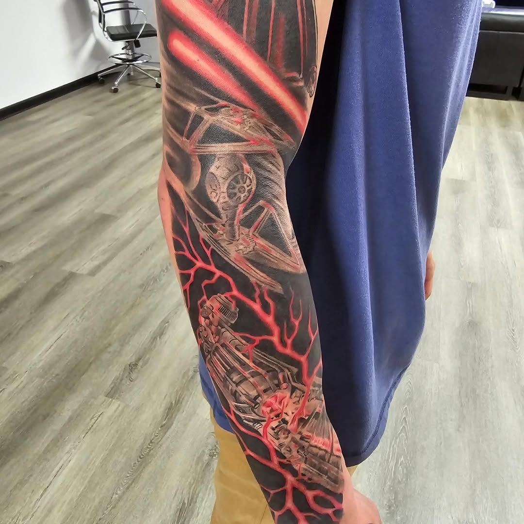 Tattoo by @karmakazeturtle — realism, black_and_grey