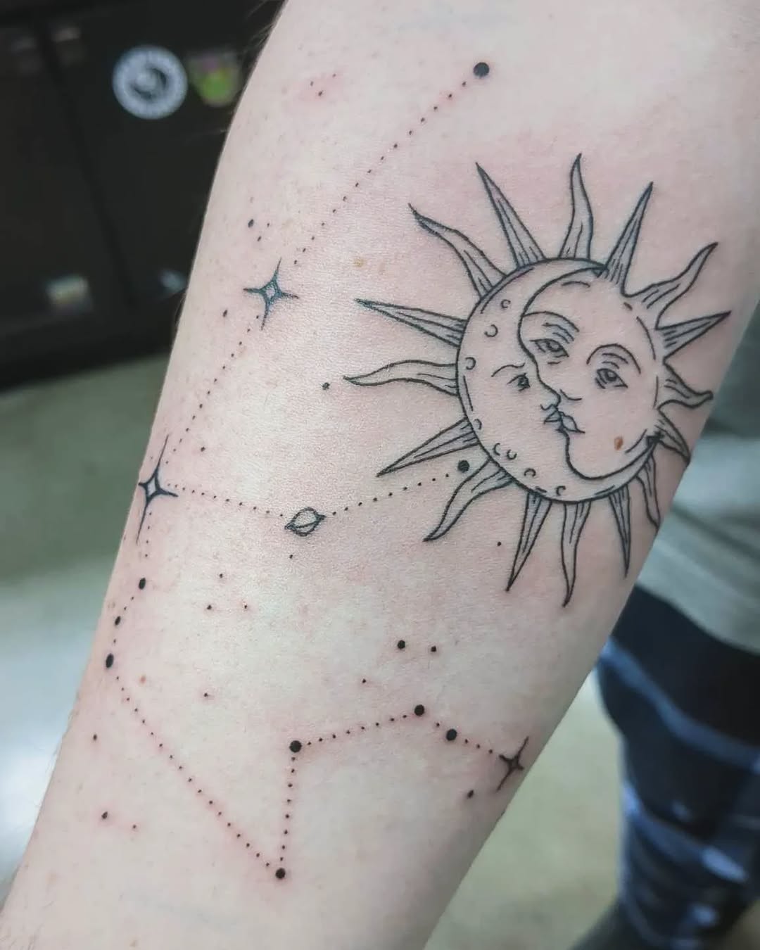 Tattoo by @seth.opotamus β fine_line, geometric