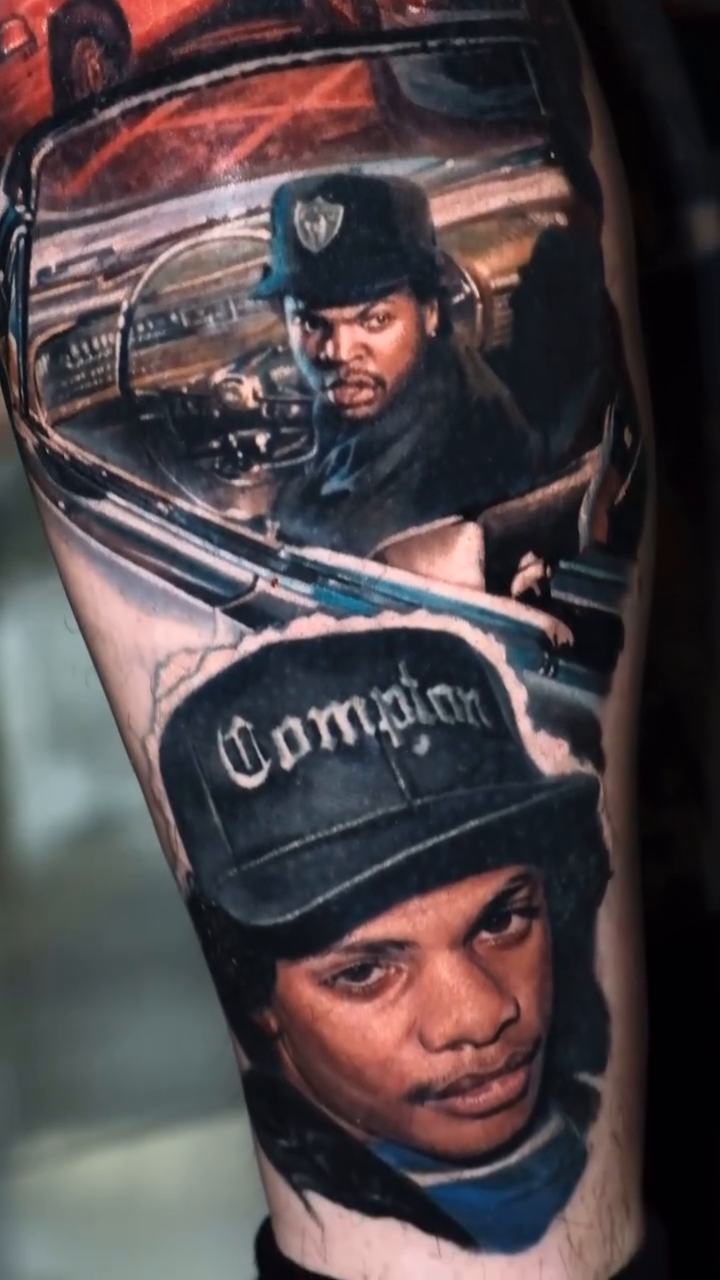 Tattoo by @nabokanastasya — realism, black_and_grey