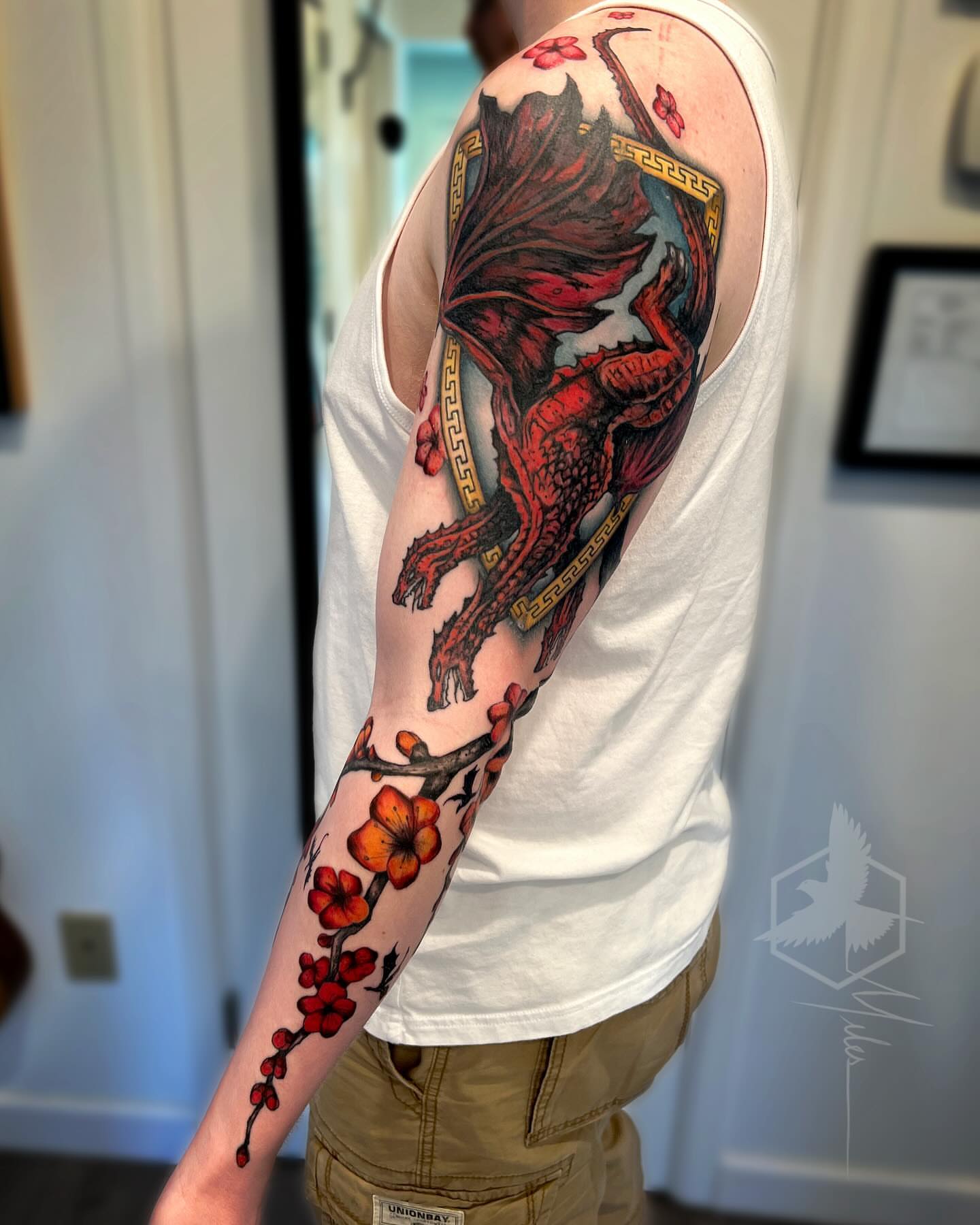 Tattoo by @milesbrowne — japanese_irezumi, realism