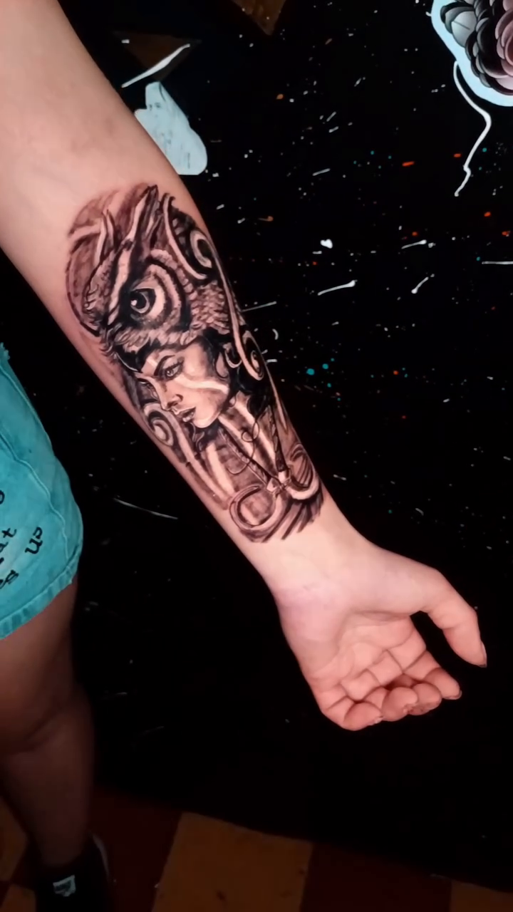 Tattoo by @m_kytattoo — black_and_grey, realism